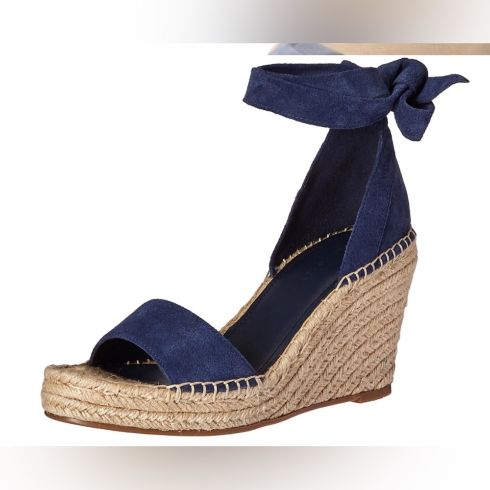 Marc Fischer Navy Suede Sandals 6.5